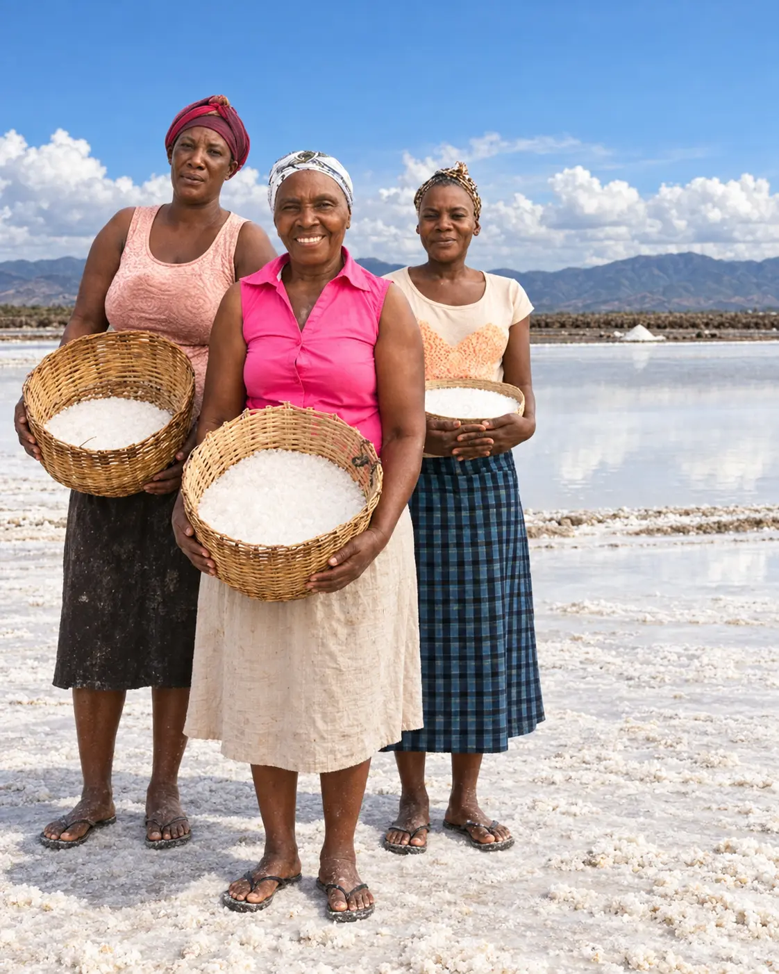 Women participating in a community livelihood project